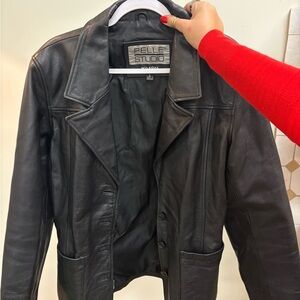 Pelle Studio Women's Dark Leather Jacket